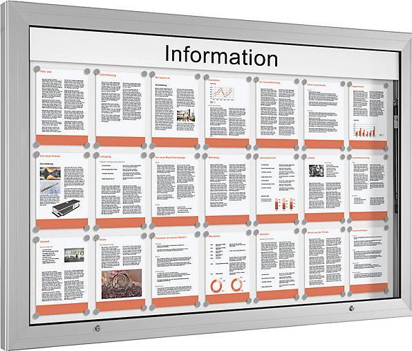 Produktbild kaiserkraft Schaukasten (Magnettafel, 160 x 102.5 cm)