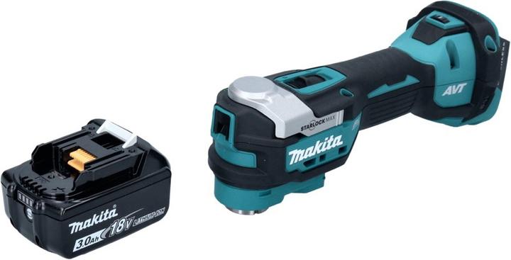 Actual product image Makita DTM 52 F1 cordless multifunction tool 18 V Starlock Max Brushless + 1x rechargeable battery 3.0 Ah