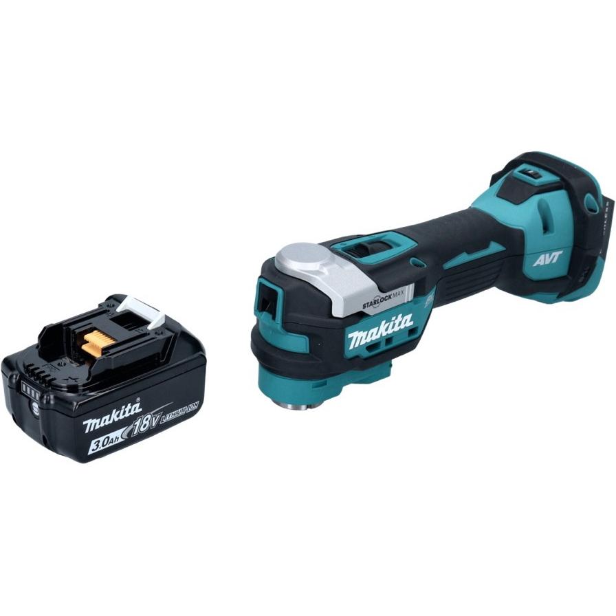 Thumbnail - Makita, Multifunktionswerkzeug, DTM 52 F1 Akku Multifunktionswerkzeug 18 V Starlock Max Brushless + 1x Akku 3,0 Ah - ohn...