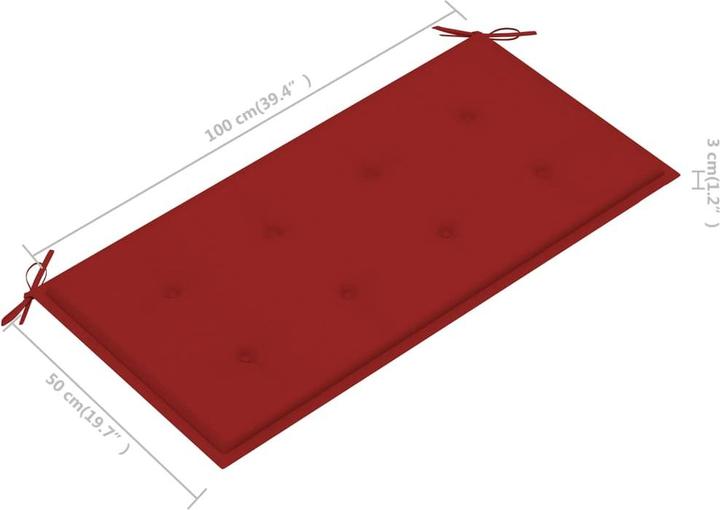 Actual product image vidaXL Banc de jardin