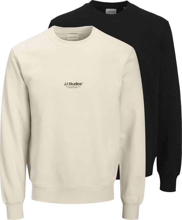 Produktbild Jack & Jones - Soho - Sweatshirt - 2er Pack (3XL Schwarz / grau) (3XL)