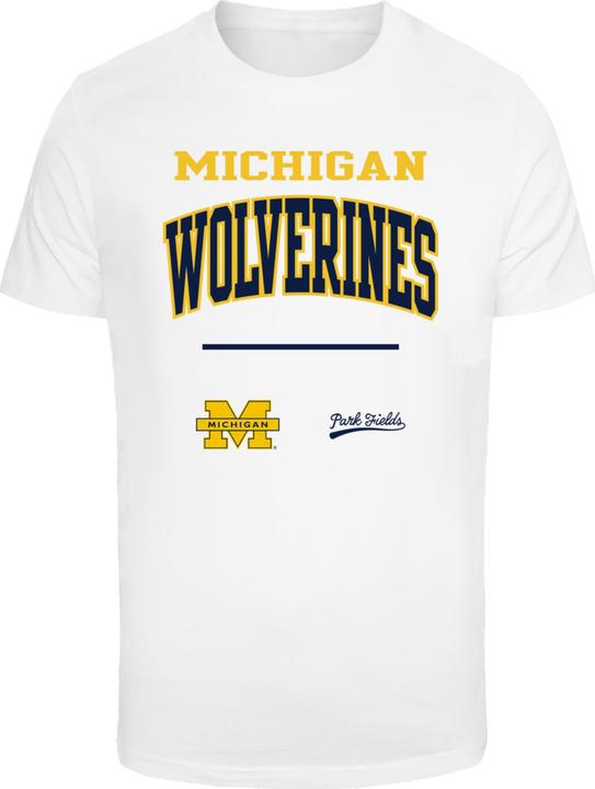 Produktbild Merchcode Michigan University - Wolverines Text T-Shirt - 187915 (M)