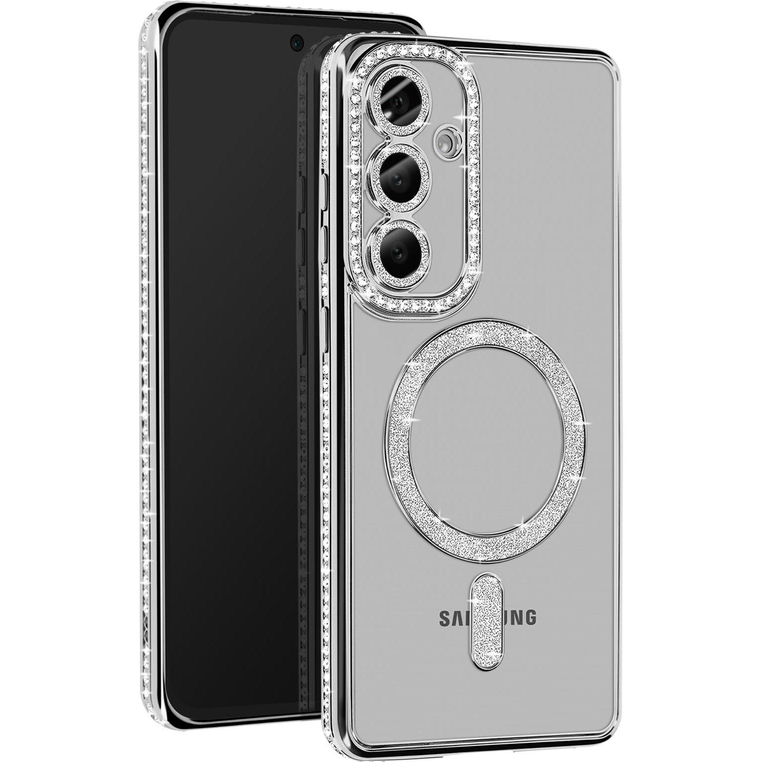 Thumbnail - Avizar Glamor Guard Case (Samsung Galaxy S24 FE), Smartphone Hülle, Grau