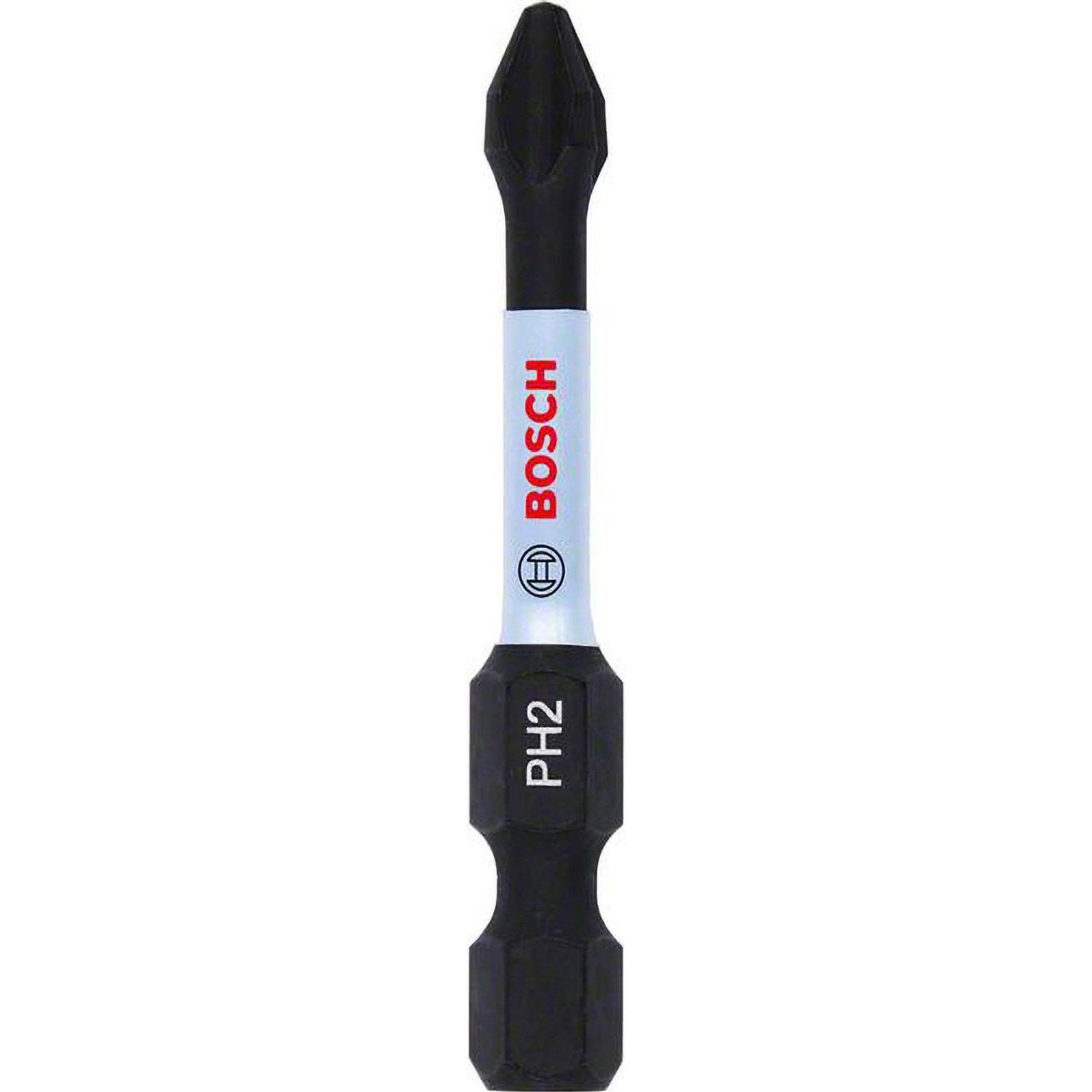 Bosch Professional Zubehör, Chiave a bussola, Bit di potenza Impact Control PH2 (Croce Phillips PH)