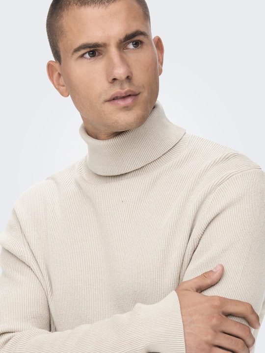 Image du produit Only & Sons Pull à col haut en maille (XXL)