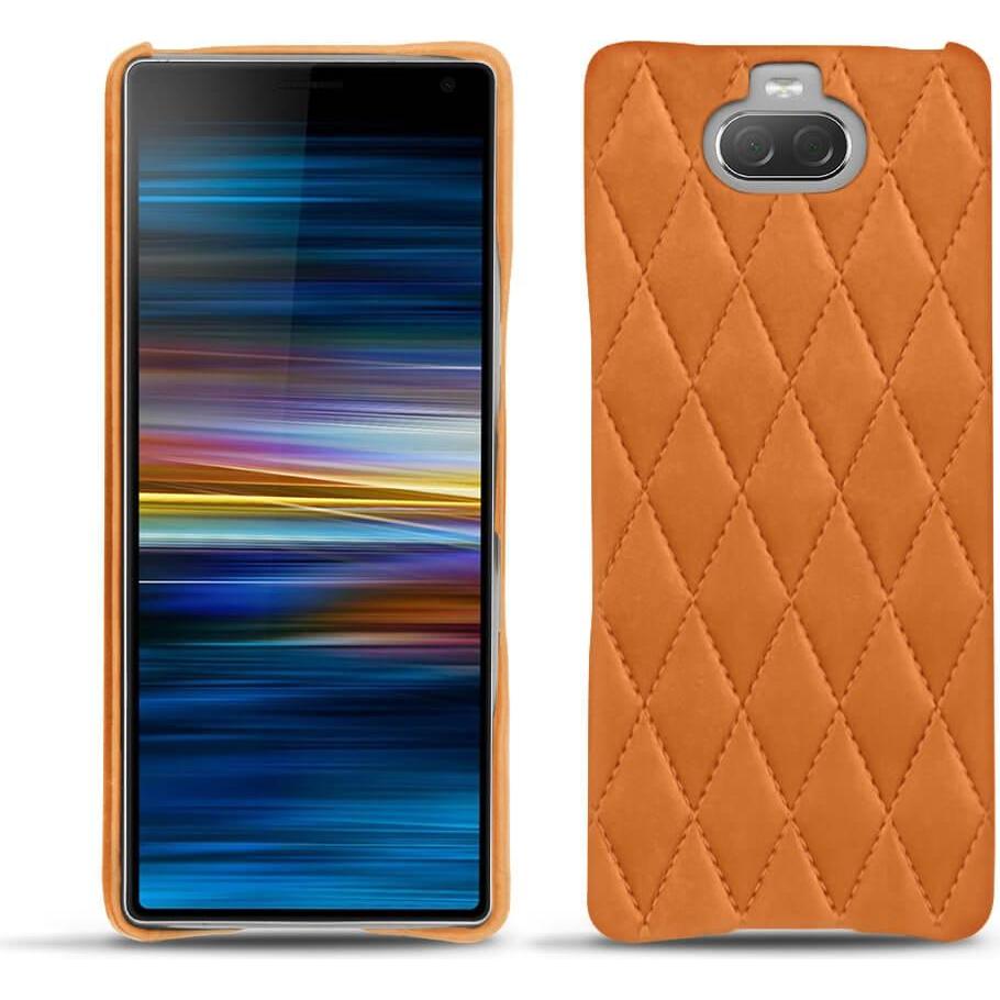 Thumbnail - Noreve Lederschutzhülle (Sony Xperia 10), Smartphone Hülle, Orange