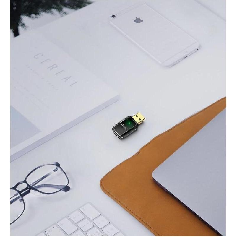 Thumbnail - TP-Link Archer T2U (USB 2.0), Netzwerkadapter, Schwarz