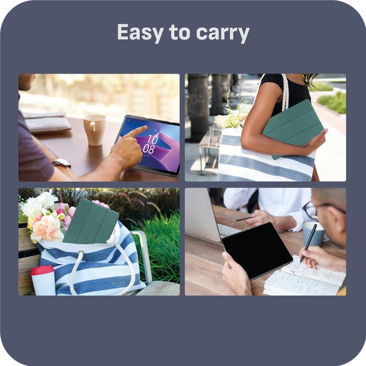 Produktbild Cazy Premium Smart Hülle Kompatibel mit Lenovo Tab M10 Gen 3 - Schutz Etui Hülle - Automatischem (Lenovo Tab M10 (3. Gen))