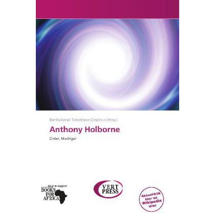 Anthony Holborne, Fachbücher