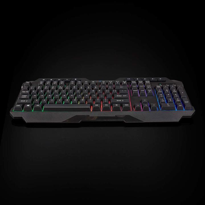 Actual product image Nedis Wired Gaming Keyboard | USB Type-A | Membrane Keys | LED | QWERTY | US Layout | Power Cord Length: (US, Cable)