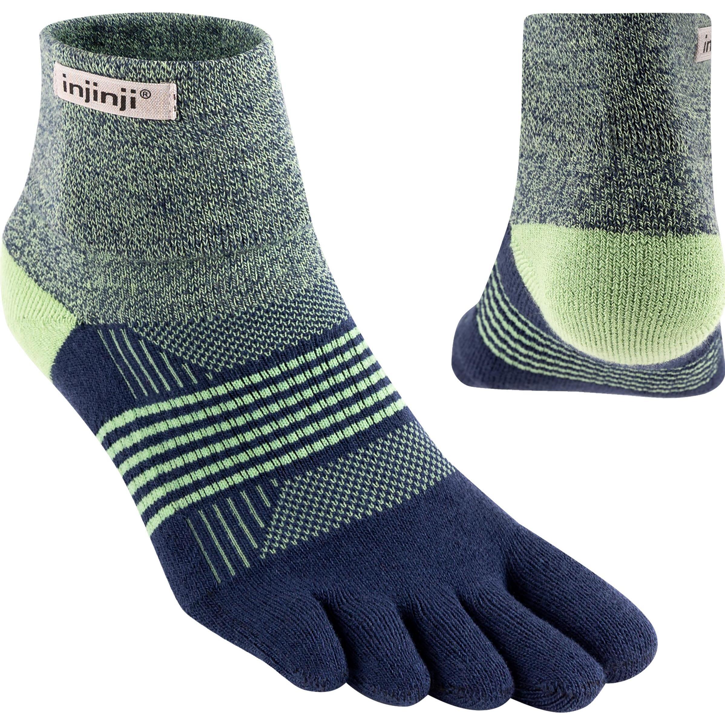 Thumbnail - Injinji, Damen, Sportsocken, Women's Trail Midweight Mini Crew (XS/S), Blau