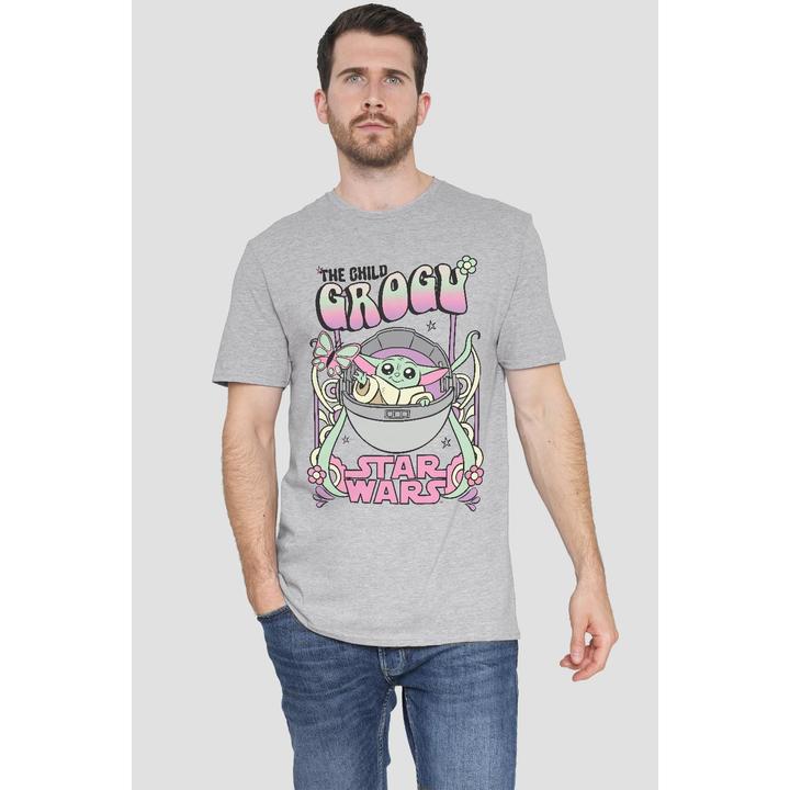 Immagine prodotto Star Wars Maglietta Grogu Hippy Uomo (S)