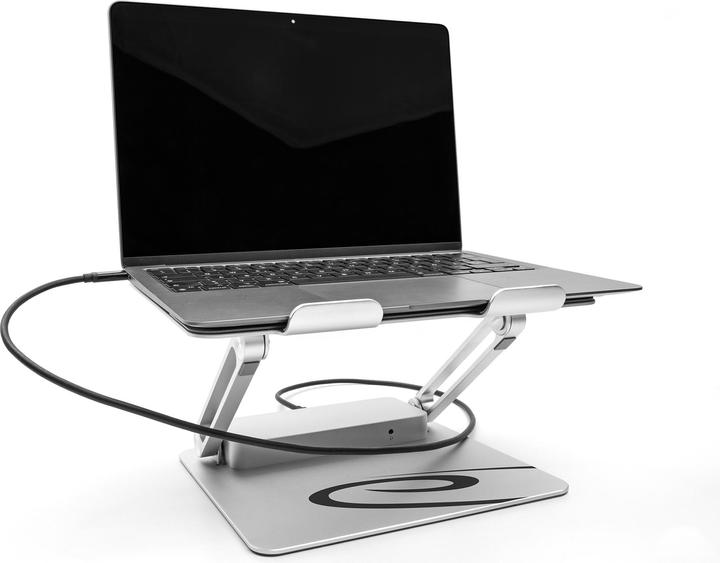 Produktbild Delock Tablet und Notebook Ständer mit integrierter Dockingstation (USB-C, 8 Ports)