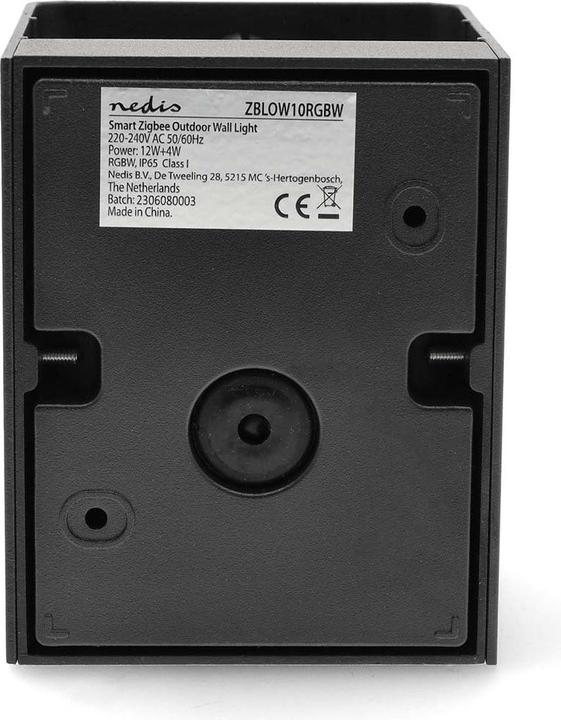 Produktbild Nedis Smartlife-Aussenleuchte | 2 x 270 lm | Zigbee 3.0 | 12 + 4 W | RGB / Warmweiss | 2700 K | Alumi (540 lm, IP65)