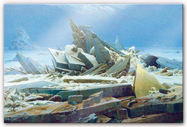 Actual product image Trenddeko Frederick - The Arctic Ocean (60 x 40 cm)