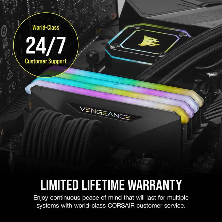 Produktbild Corsair Vengeance RGB RT (2 x 8GB, 3200 MHz, DDR4-RAM, DIMM)