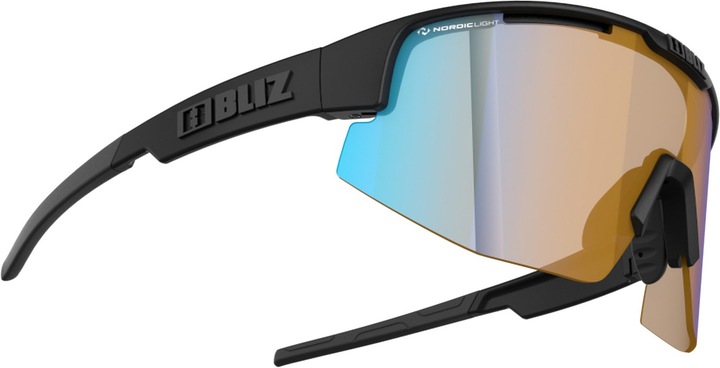 Image du produit Bliz Matrix Nano Optic Nordic Light (Noir mat, orange w bleu multi)