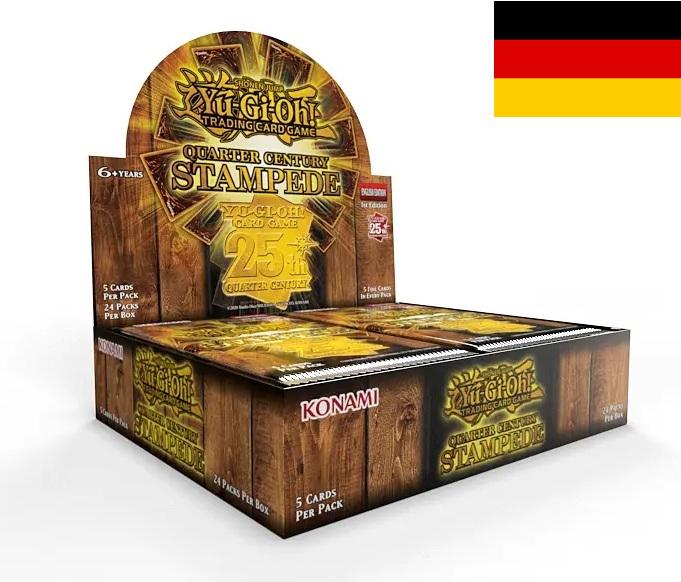 Productafbeelding Yu-Gi-Oh Kwart eeuw Stampede boosterdoos (Duits, Booster display)