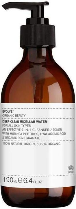 Produktbild Evolve Organic Beauty Natural Deep Clean Micellar Water 6.4 fl oz 190 mL (Gesichtswasser, 190 ml)