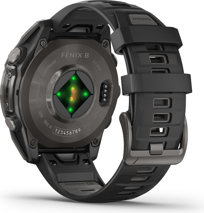 Actual product image Garmin Fenix 8 AMOLED Sapphire Titan (47 mm)