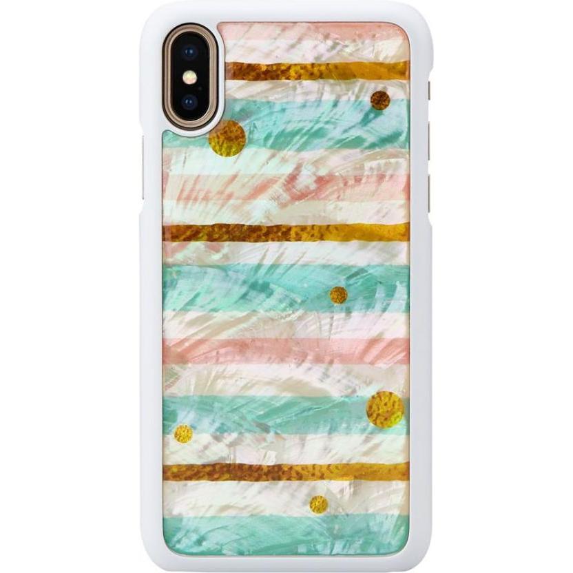 Ikins SmartPhone case iPhone XS/S pop mint white (Apple iPhone XS), Smartphone Hülle, Grau