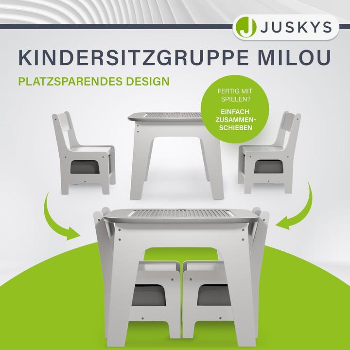 Immagine prodotto Juskys Kindersitzgruppe Milou (Dinette per bambini)