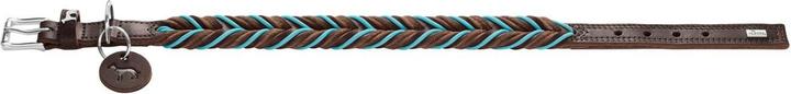 Produktbild Hunter Dogcollar Solid Education Cord M-L (60), dark brown/turquoise - (69324) (M, L, Hund, Allgemein)