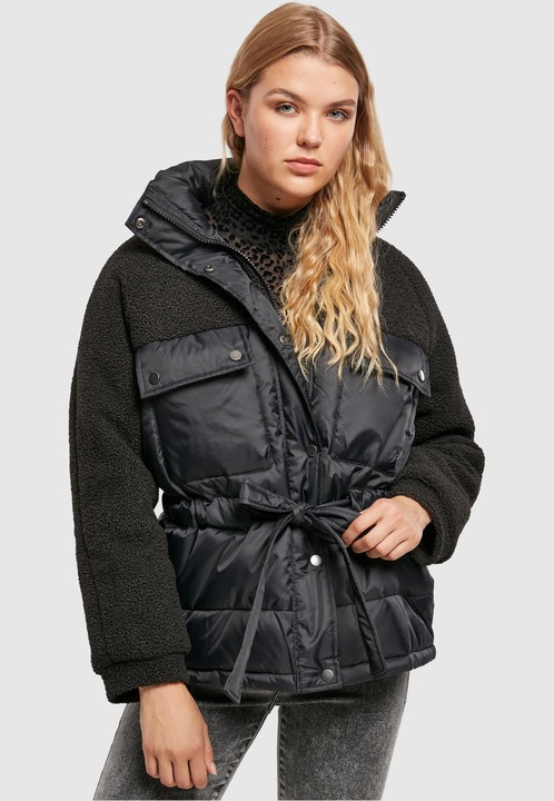 Produktbild Urban Classics Ladies Sherpa Mix Puffer Jacket (XS)