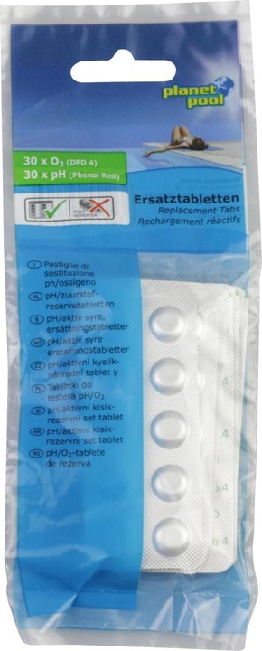 Produktbild Planet Pool pH/Sauerstoff Ersatztabletten (50 g, 30 ml)