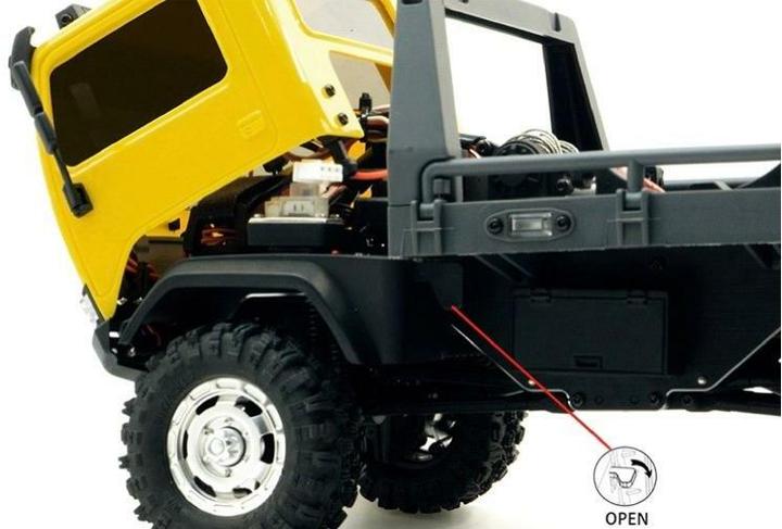 Produktbild Absima Hobby Plus RC CR-18P "Tow Truck ARKTOS 6x6" 1/18 gelb RTR (RTR Ready-to-Run)