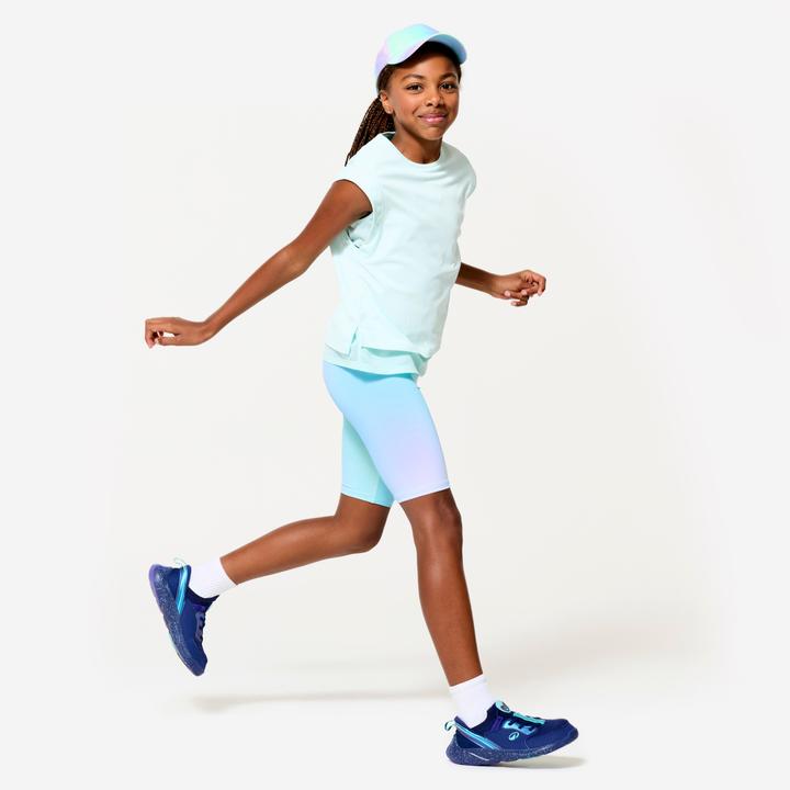 Produktbild Decathlon Radlerhose Kinder dehnbar und atmungsaktiv - Print