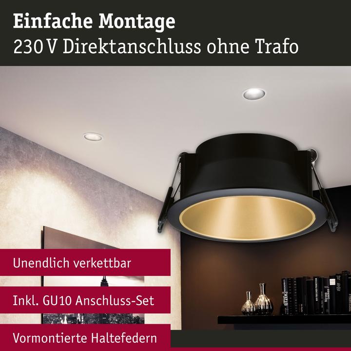 Actual product image Paulmann Recessed luminaire Cole (1800 lm, GU10)