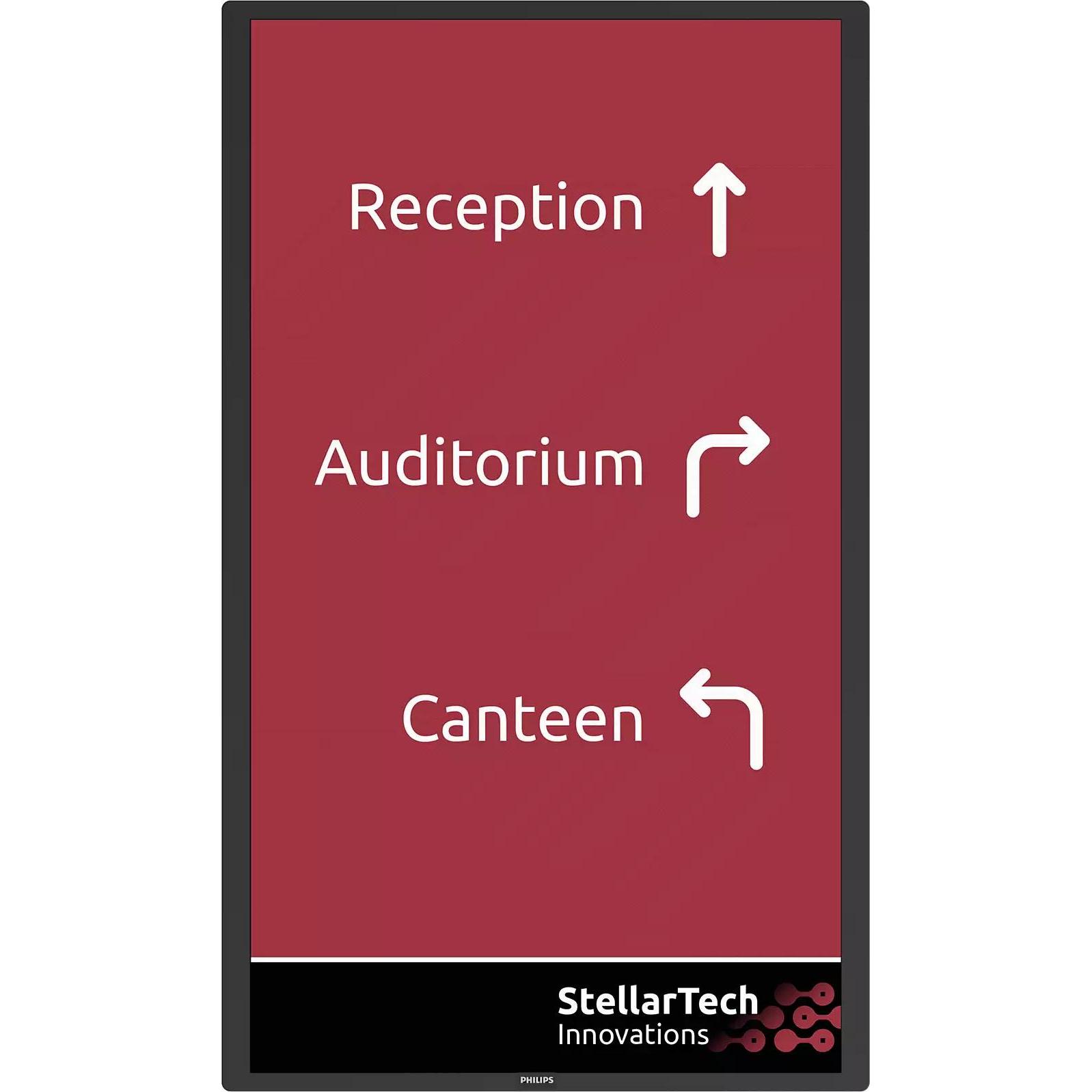 Philips Digital Signage Display (2560 x 1440 Pixel, 31.50"), Digital Signage, Schwarz