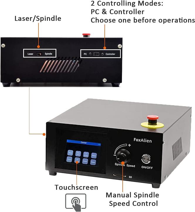 Actual product image Fox Alien CNC 4040-XE