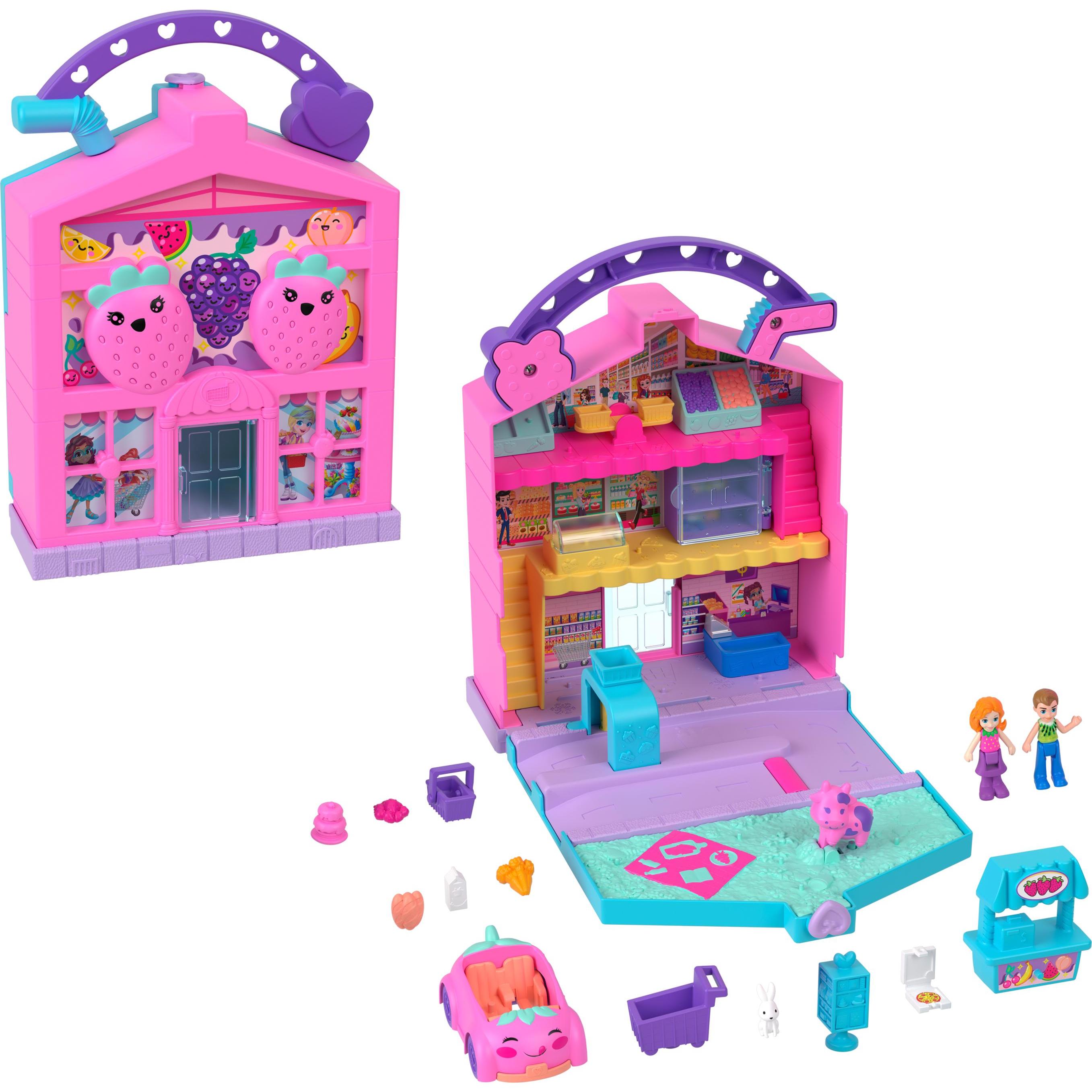 Polly Pocket Pollyville Lebensmittelmarkt