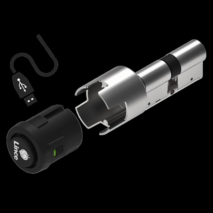 Actual product image Lince Advanced Security Alarm Cylinder with 100 dB Siren and Anti-Intrusion Protection