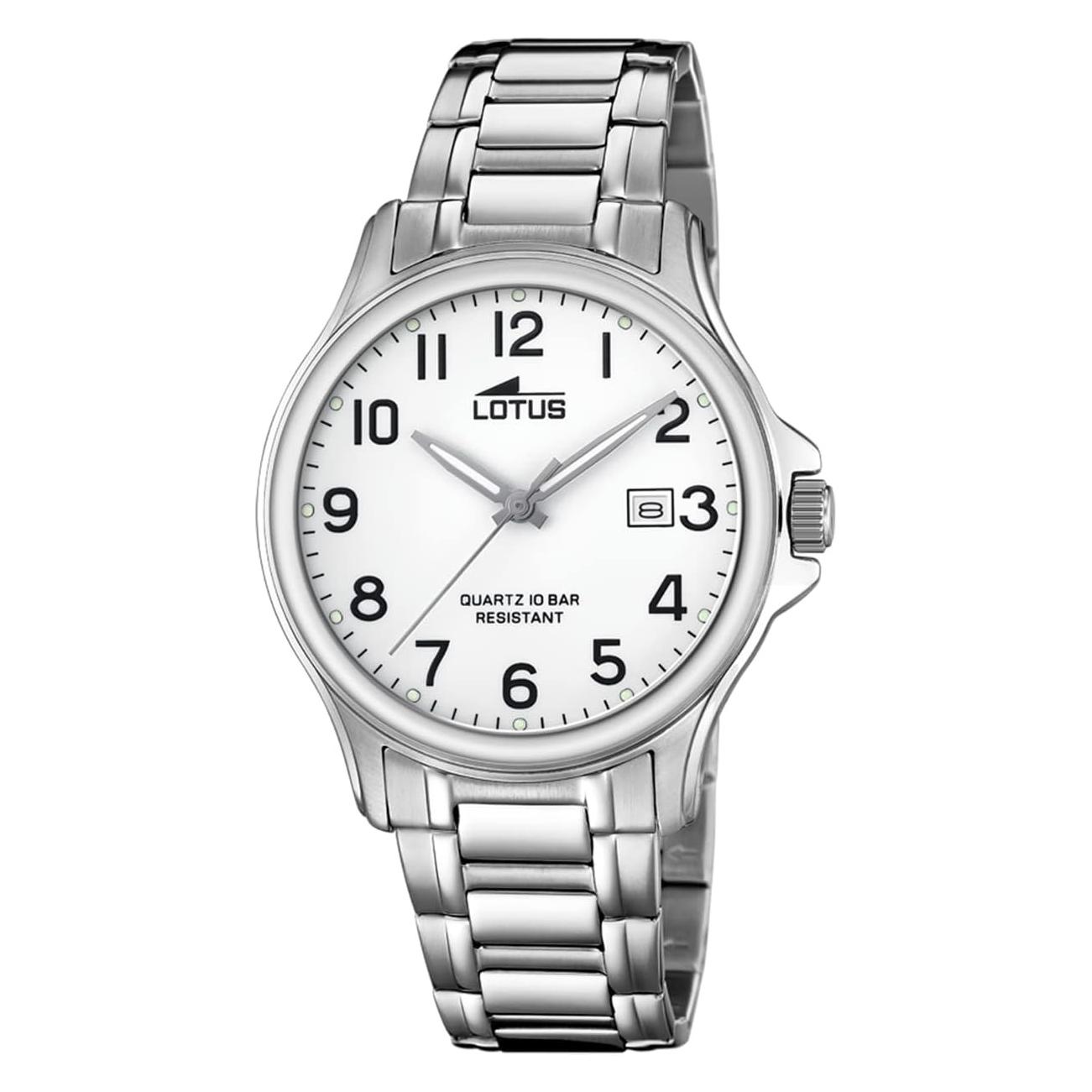 Lotus, Horloge, 18645/1, Zilver, (Analoog Horloge, 40 mm)