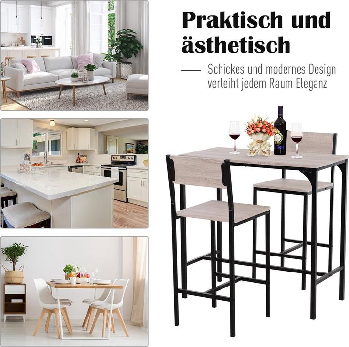 Produktbild Jamb Bistrotisch Set (89 x 45 x 87 cm)