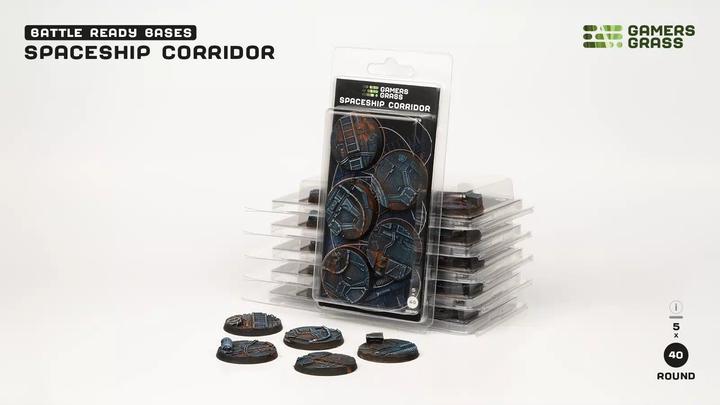 Image du produit Gamers Grass Spaceship Corridor - Round 40mm (x5) (Matières plastiques)