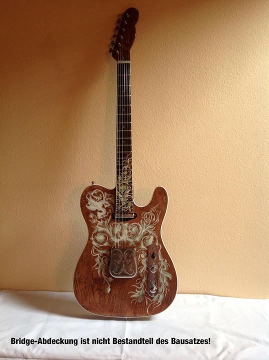 Image du produit Rocktile Kit de montage guitare électrique style TL en paulownia