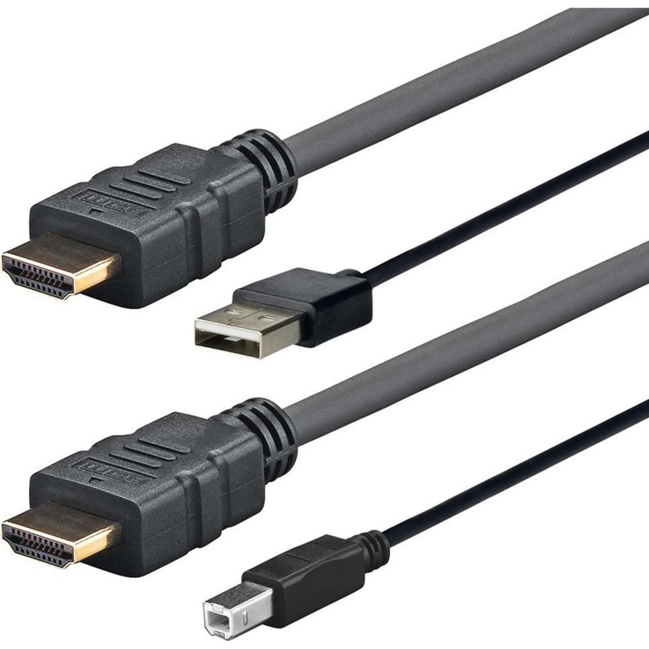 Vivolink Pro HDMI with USB 2.0 A/B 5M (5 m, HDMI), Video Kabel