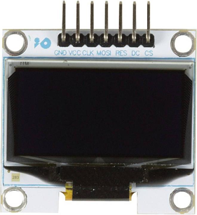 Actual product image Whadda 1.3 inch OLED LED screen for Arduino® (SH1106 driver, SPI)