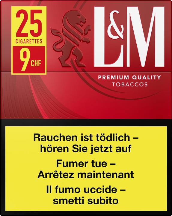 Immagine prodotto L&M Scatola Red Label Confezione grande (8 pz.)