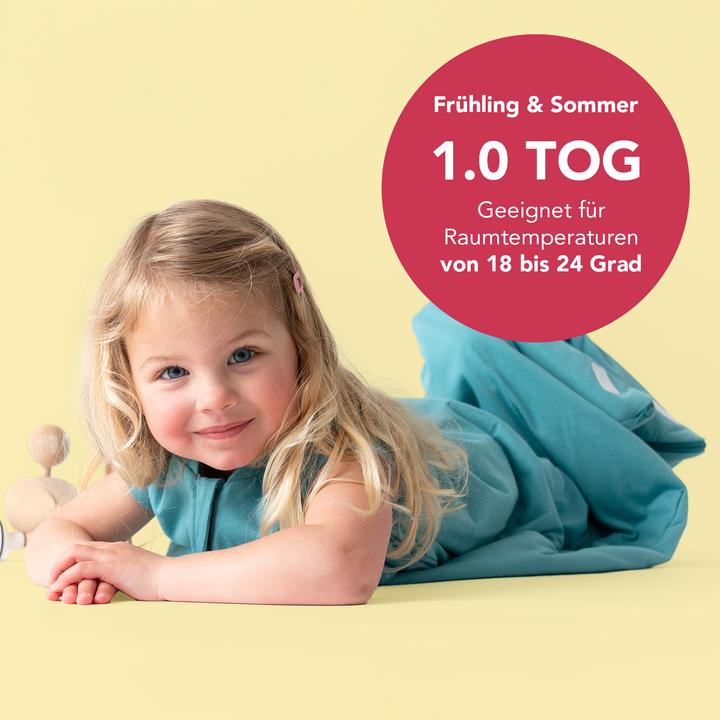 Image du produit Schlummersack Gigoteuse bébé été & mi-saison - unie - TOG 1 (90 cm, 1.0 TOG, Printemps, Automne)