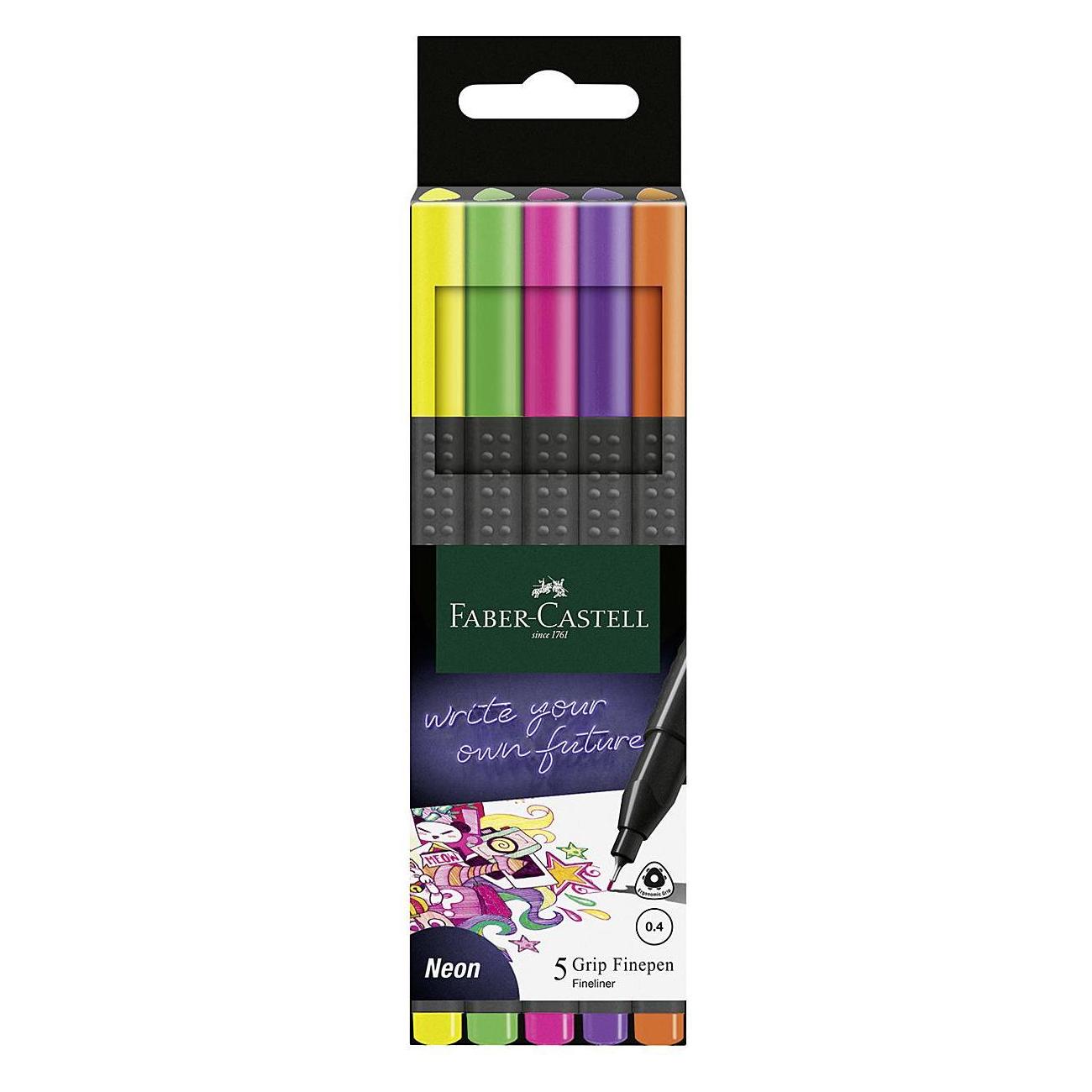 Faber-Castell GRIP - Finepen (5x) (151603)