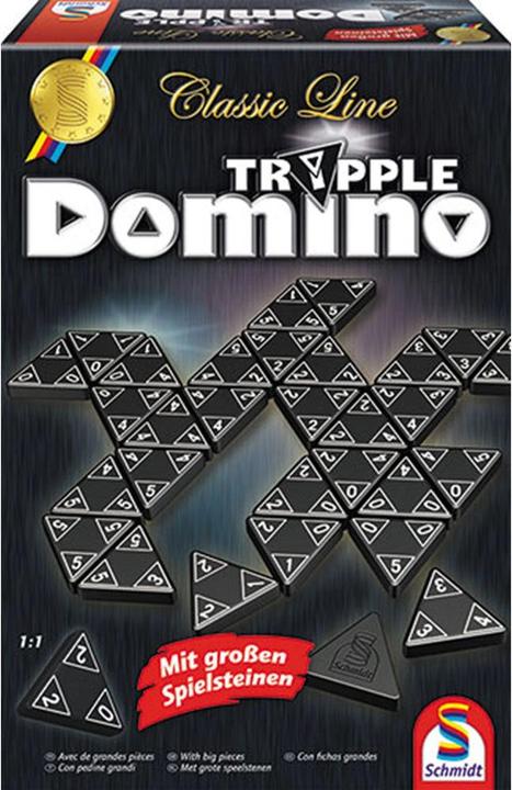 Produktbild Schmidt Spiele Classic Line: Tripple Domino (Deutsch, 1 - 4 Spieler)