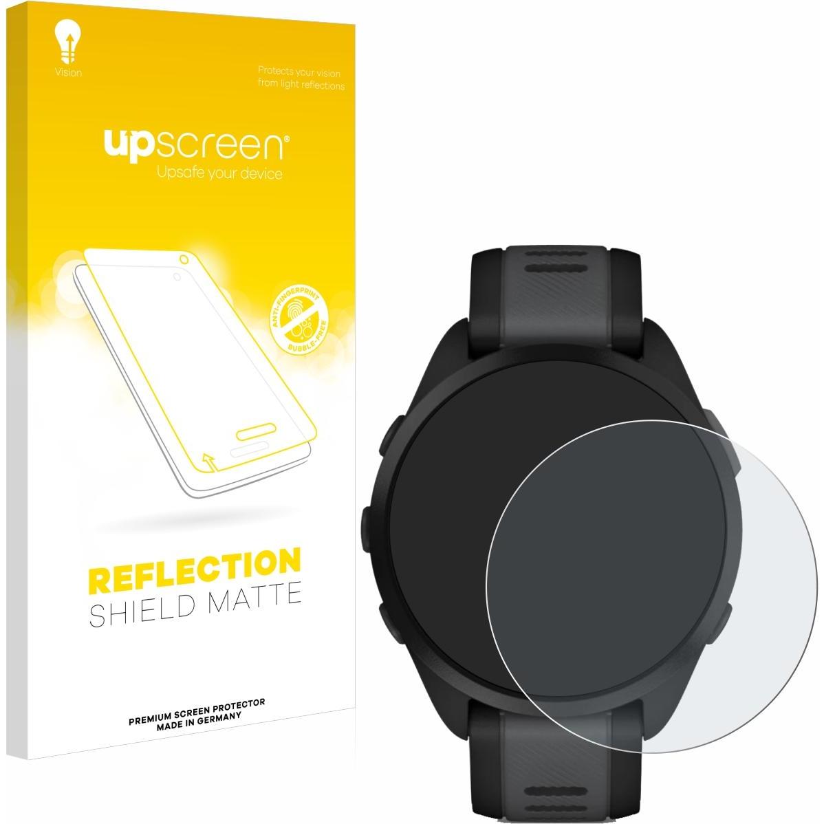 upscreen Reflection Shield Displayschutz Matt, Smartwatch Schutzfolie, Transparent