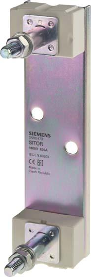 Productafbeelding Siemens SITOR Zekeringhouder 1250A 1250V Boutverbinding Bevestiging (1250 A)