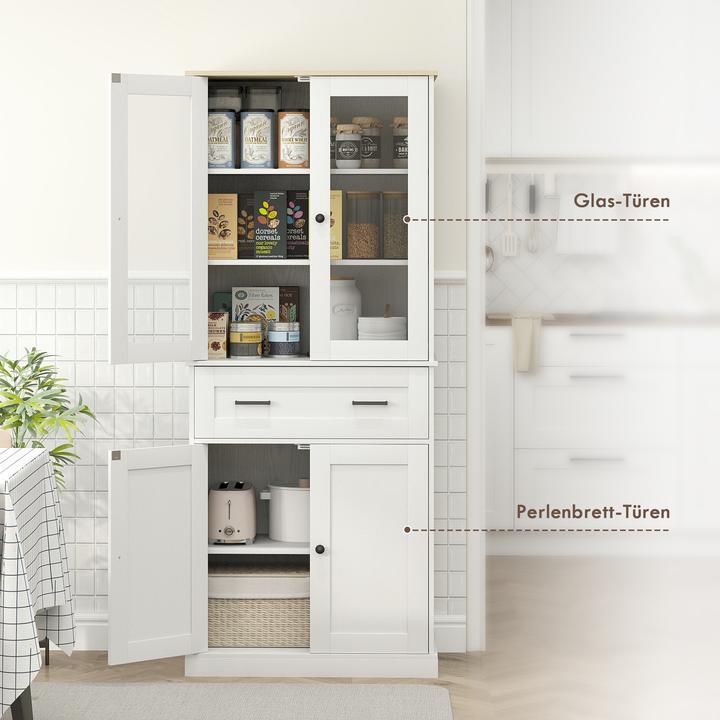 Produktbild Homcom Küchenschrank (76 x 40 x 182.50 cm)