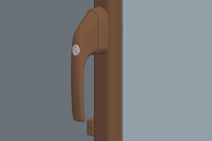 Image du produit Abus Set de barres pour FOS 550 E brun - 75/75 cm